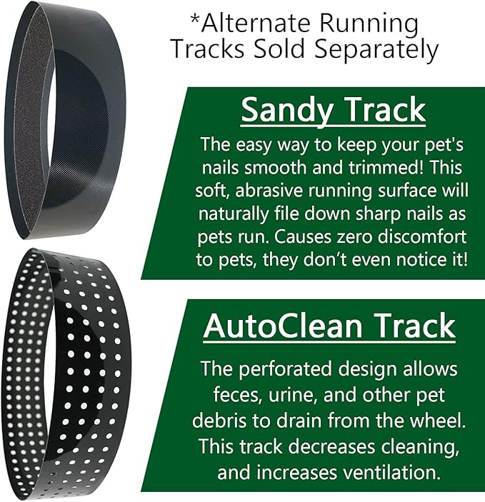 Exotic Nutrition Silent Runner Glow Wheel - 12" Regular - Silent, Fast, Durable Exercise Wheel - Sugar Gliders, Hamsters, Female Rats, Mice & Small Pets