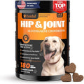 Dog Hip & Joint Supplement, 180 Chicken Chews - Glucosamine Chondroitin MSM Turmeric for Large Breed & Senior Dogs