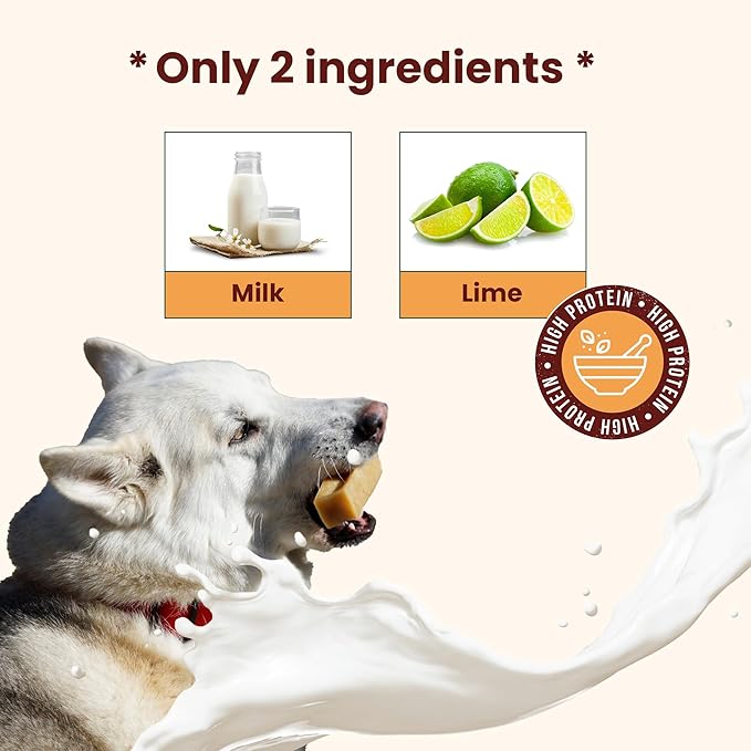 KATHMANDU'S Yak Cheese Powder Food Topper - (8 oz) Dog Meal Seasoning for Picky Eaters, Healthy Dogs Toppers, Food Enhancer for Dry and Wet| Enriched Calcium Powder for Dogs
