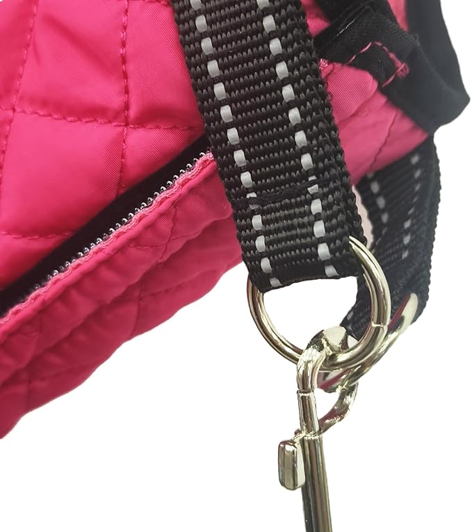 Dog Lift Harness for Small Dogs Full Body Support Sling for Back Legs, Pet Rehabilitation Lifts Vest Adjustable Straps for Small Dogs Hind Leg, Dog Carrier for Senior Dogs Joint Injuries,Walk Pink S