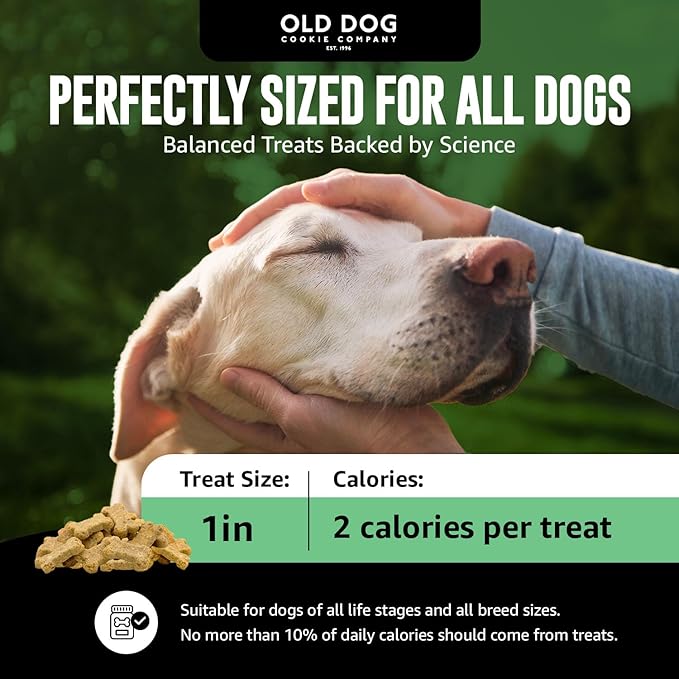 Tiny Diabetic Dog Treats | All Natural, 2 Calorie, Vet Approved Pet Snacks | Top Treat for Dogs | Healthy Chews for Large, Medium & Small Breeds | 8 oz