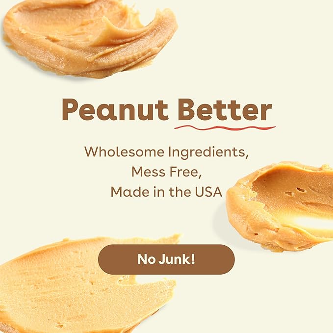 Pupford Peanut Butter Crunchies, All-Natural, Human-Grade Crunchy Treat for Dogs & Puppies (5 oz)