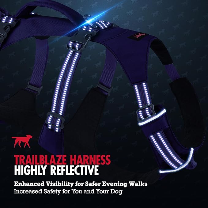 Tuff Pupper Escape Proof Dog Harness for Small Dogs | No Pull Lightweight Adjustable Harness | No Escape Multifunctional Outdoor Pet Gear | Strong Durable Breathable | Secure Comfortable Fit