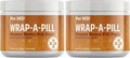 Pet MD Wrap A Pill Peanut Butter Flavored Pill Paste for Dogs - Make a Pocket to Hide Pills and Medication for Pets - 59 Servings (Pack of 2)