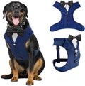 AVERYDAY Dog Tuxedo for Wedding Outfit, Dog Suit and Tie Costumes for Birthday, Halloween, Cosplay, Christmas Party, Pet Formal Wear with Bowtie, Tux for Medium Large Dogs, Bulldog, Labrador, Husky