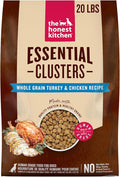 The Honest Kitchen Human Grade Essential Clusters Dry Dog Food, Whole Grain Turkey & Chicken 20 lb Bag