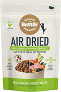 Because It’s Better Slow Baked & Air Dried Dog Food - Real Chicken & Veggies - Complete & Balanced Dry Dog Food - Grain Free, High Protein, Natural Nutrition for All Life Stages, 1 lb Bag