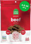 Open Farm Dehydrated Beef Dog Treats 4.5 Ounces
