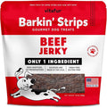 Barkin Burger Strips Made of only Beef Jerky Grain-Free Dog Treats 12 oz Pack - Premium One-Ingredient, All-Natural, Low-Fat, Lean Protein Jerky Treats for Dogs and Breeds