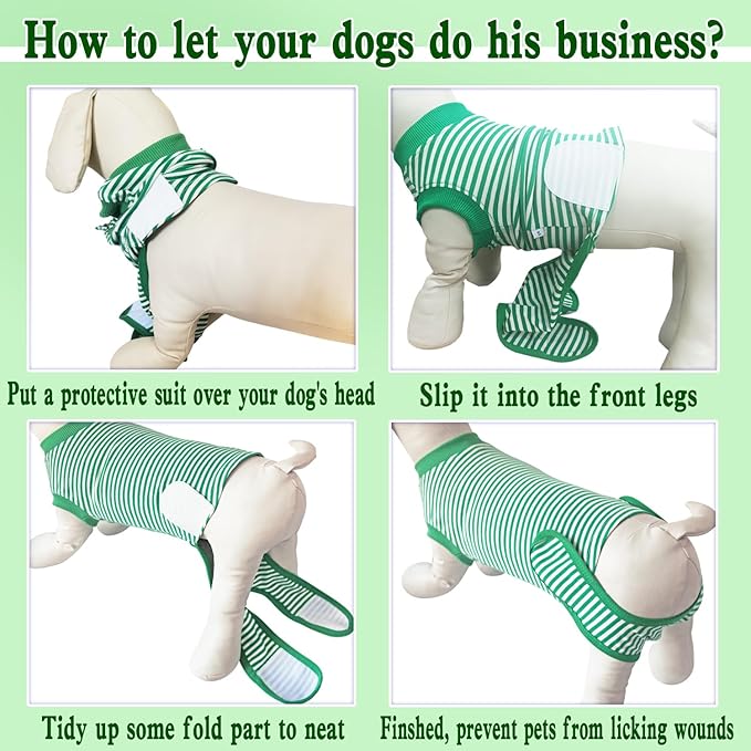 Dog Recovery Suit, After Surgery Wear for Pets Male Female, Professional Dog Onesie for Surgery for Abdominal Wounds Recovery Shirt, Substitute E-Collar & Cone XX-Large