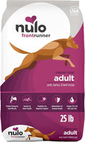 Nulo Frontrunner Dry Dog Food - Adult High-Protein Pork, Barley & Beef Recipe, Natural Kibble with Ancient Grains, Probiotics, Taurine, Omega 3 for Small, Medium and Large Breeds, 25lb Bag