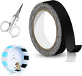 Weewooday 16.4ft Sugar Glider Trim Nail Strip Sandy Trimmer Track for Silent Runner Wheel Hamster Nail Trimming Toy Glider Wheel for Prairie Dog Squirrel Chinchilla Guinea Pig with Foldable Scissor
