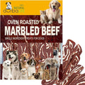 Oven Roasted Single Ingredient Treats for Dogs & Cats | Easy Chew (3.1 oz, Marbled Beef Strips)