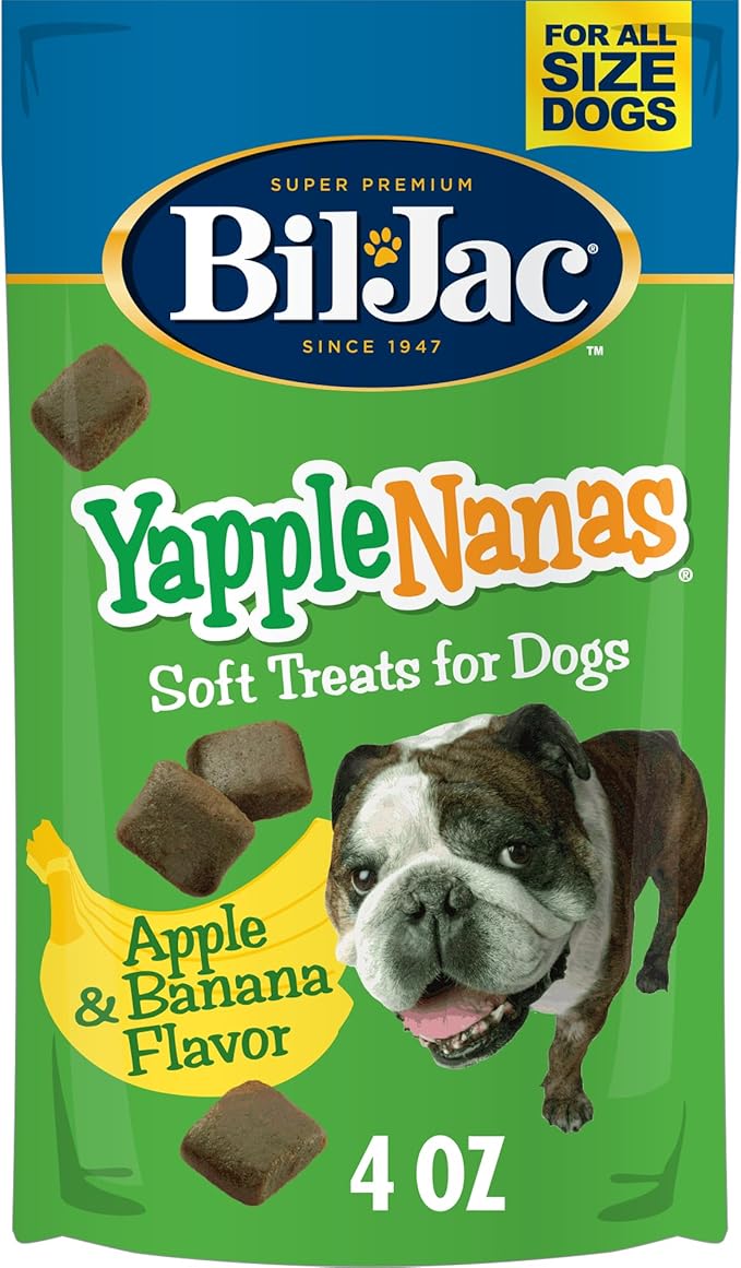 Bil-Jac Yapple-Nanas Dog Treats 4oz