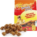 Jungle Calling Peanut Butter Dog Treats, Dental Puppy Chews, Rawhide-Free Bones for Small Dogs, 2.5'', About 15 Count
