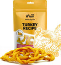 iPaw Turkey Dog Treats, All Natural Human Grade Dog Treat, Suitable for Training chew, Hypoallergenic, Rawhide Alternative, Ring (Pumpkin)