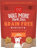 Cloud Star Wag More Bark Less - Dog Treats - Crunchy Biscuits - Grain Free Pumpkin - 2.5 lb Pouch