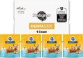 Pedigree Dentastix Dental Chews for Dogs, Small and Toy Breed Dog Treats, Original with Real Chicken Flavor, (4) 58ct Bags (232 Treats Total)
