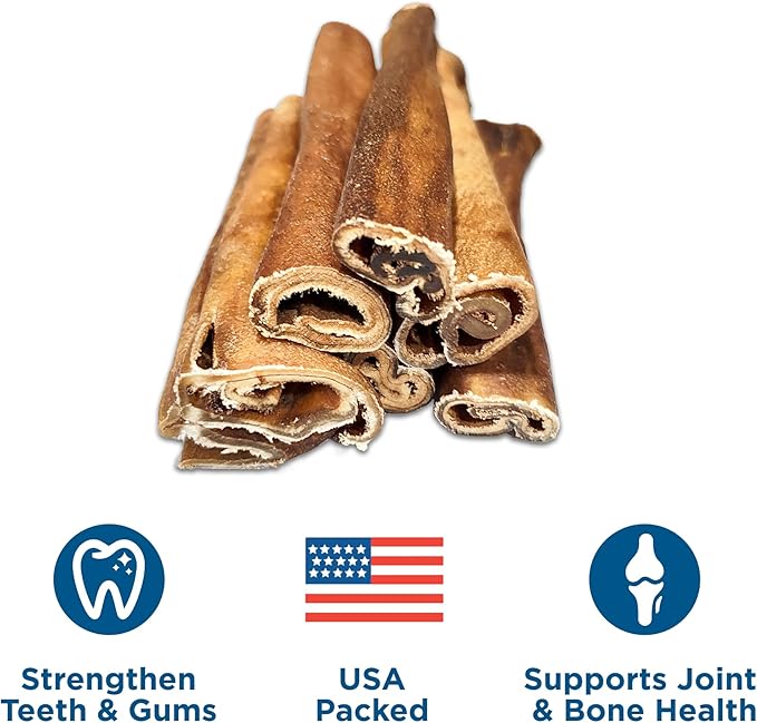 Best Bully Sticks 6 Inch Natural Collagen Sticks for Dogs - 5 Count (Pack of 1) - Long-Lasting, Rawhide Free, Beef Treat