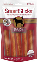 SmartBones SmartSticks with Real Sirloin, 3.5 Ounce (Pack of 5)