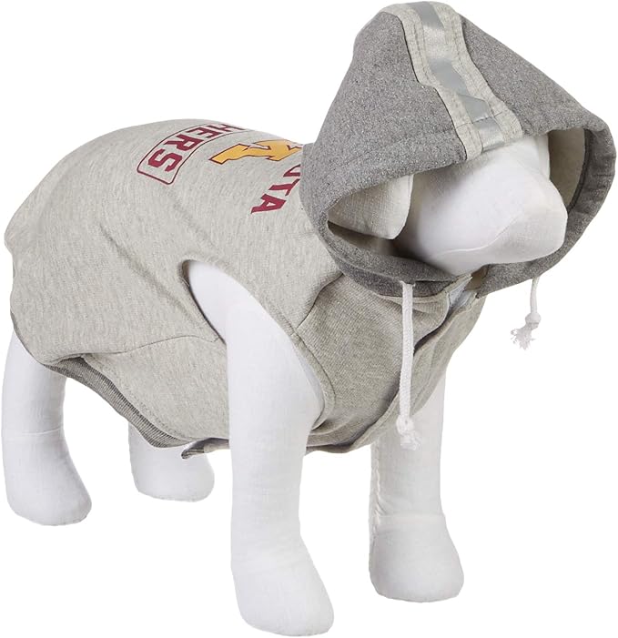 Littlearth NCAA Unisex NCAA Pet Hooded Crewneck with Team Logo and Name