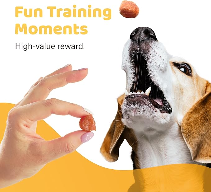 iPaw Turkey Tots Dog Treats for Puppy Training, All Natural Human Grade Dog Treat, Hypoallergenic, Easy to Digest (Turkey Tots)