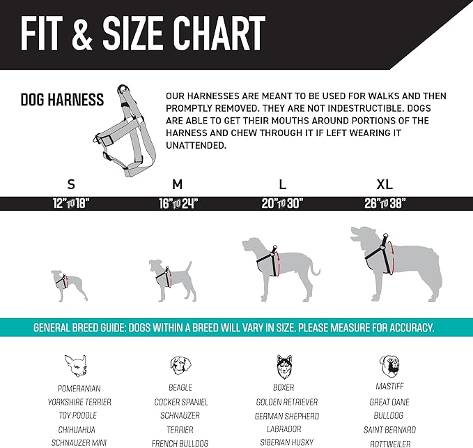 Wolfgang Heavy Duty Adjustable Dog Harness, Pull-Tested for Walking & Training, WesternSky Print, Large