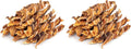 MON2SUN Dog Treats, Triple Flavor Jerky Twist Sticks, 5-7 Inch Chicken Duck and Codfish Sticks Chews for Small Dogs, Healthy Snacks, 17.64 oz (25 Count-Pack of 2)