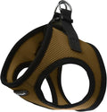 Bark Appeal Carmel Brown Step-in Dog Harness for Large to X-Large Sized Pets – Updated Sizing, Re-Measuring is Essential – Soft Vest Harness – Anti-Choke with Adjustable Strap & Heavy Duty Clip – XL