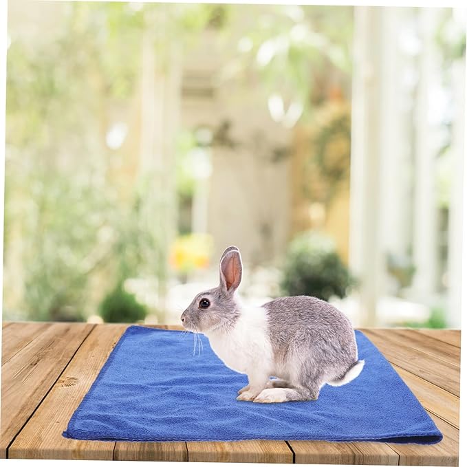 5pcs Guinea Pig Bedding Mats Washable Blanket Pet Blankets Small Animal Bedding Cage Liner Absorbent Cozy