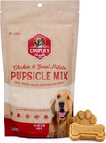 Cooper's Treats Pupsicle Mix - Dog Ice Cream Mix - Make Your Own Frozen Dog Treats - 14oz Chicken and Sweet Potato - Pupsicle Refills, Pup Ice Cream, Pupicle