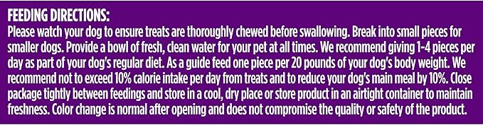 Nutrish Triple Delights Premium Dog Treats with Real Chicken, Bacon, and Peanut Butter, 4.5 oz. Pouch, Pack of 5