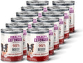 Health Extension 95% Beef Grain-Free Wet Dog Food, High Protein Recipe, Limited Ingredients, Picky Eaters, Ideal for Sensitive Stomachs 12.5 oz (Case of 12)