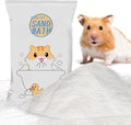 Meow&Woof Bath Sand for Hamster 2.2 lbs Dust Free Desert Sand or Potty Litter Sand for Chinchillas Gerbil Syrian Mice Small Animals Trial Version 2.2 Lbs