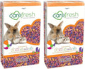 Carefresh Dust-Free Beach Party Natural Paper Small Pet Bedding with Odor Control, 23L (Pack of 2)