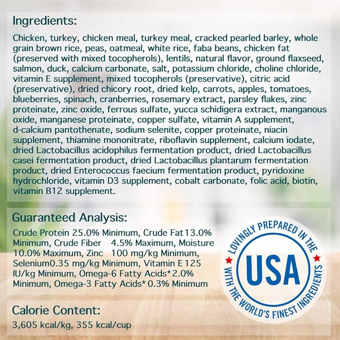Chicken Soup for the Soul All Natural Premium Adult Dry Dog Food, Real Meat First Ingredient, No by-Products, Supports Gut & Immune Health, Chicken, Turkey & Brown Rice, 4.5lb (Pack of 2)