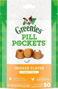 GREENIES Pill Pockets Treats for Dogs Chicken - Tablet Size 30 Count (Pack of 6)