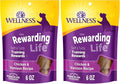 Wellness Rewarding Life Dog Treats, Training Treat, Grain Free, Soft Chicken & Venison (6 Ounce Bag) (Pack of 2)