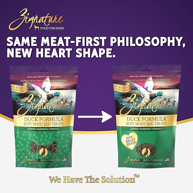 Zignature Duck Soft Moist Treats for Dogs