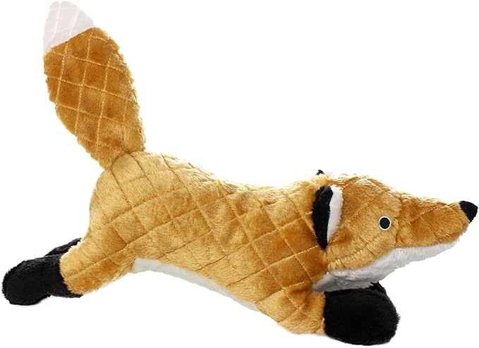 MIGHTY- Massive - Squeaker-Multiple Layers. Made Durable, Strong & Tough. Interactive Play Dog Toy (Tug, Toss & Fetch). Machine Washable & Floats. (Fox, Massive 2 Pack)