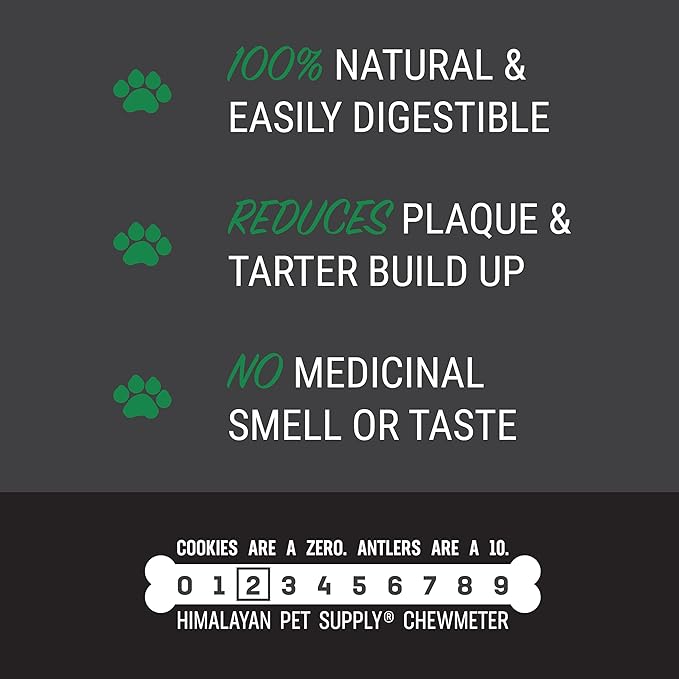Happy Teeth Cheese & Charcoal Dental Dog Chews | Cheese Flavor with Activated Charcoal | Dental Chew | Protein Rich | Gluten Free - Lactose Free - Wheat Free - Soy Free| 2 Chews per Resealable Pouch