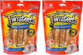 Pet Factory Twistedz American Beefhide 5" Chip Rolls Dog Chew Treats w/Real Chicken Meat Wrap - 8 Count/2 Pack