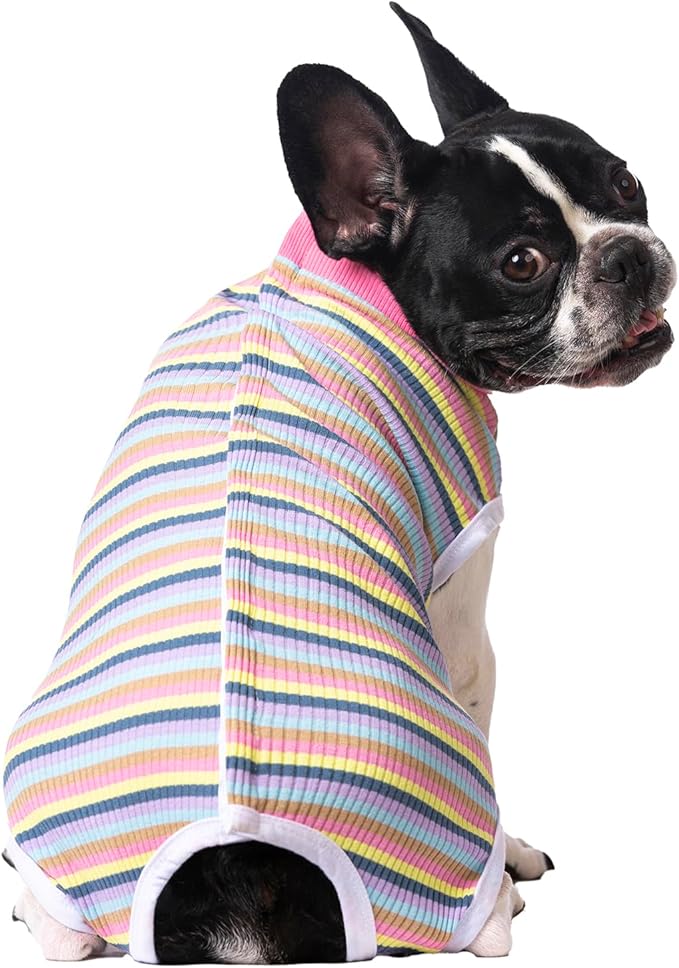 2 Packs Pet Dog Recovery Onesie Suit for Dogs Cats After Surgery,Dog Abdominal Wounds Bandages Cone E-Collar Alternative. (Navy, XL)