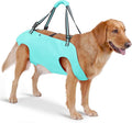 Mayerzon Dog Full Body Lift Harness, Support Sling Carrier for Senior Disabled Dogs, Mobility Aid for Front Hind Leg Joint Injury, Assists Walking Hiking Stairs, Soft Handle Backpack, Reflective Strap