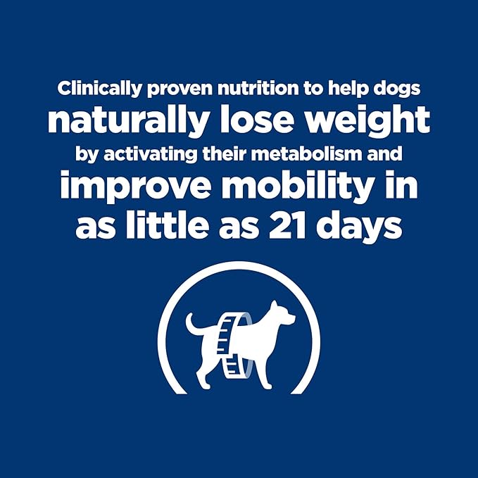 Hill's Prescription Diet Metabolic + Mobility, Weight + Joint Care Dry Dog Food, Chicken, 8.5 lb. Bag