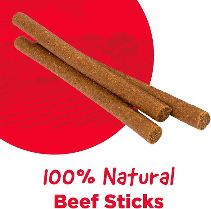 Country Kitchen Beef Meaty Sticks Soft Chew Dog Treats, Great Tasting, Made with Real Beef, 25 oz (Pack of 2)
