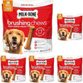 Milk-Bone Brushing Chews Original Chicken Flavor Daily Dental Dog Treats, Large, 24.2 Oz. Bag (Pack of 5)