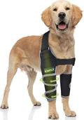 Dog Elbow Protector for Dogs, Provides Elbow & Shoulder Support, Helps with Osteoarthritis, Dysplasia & Calluses, Front Leg Brace with Reflective Design, Both Legs, Size XL