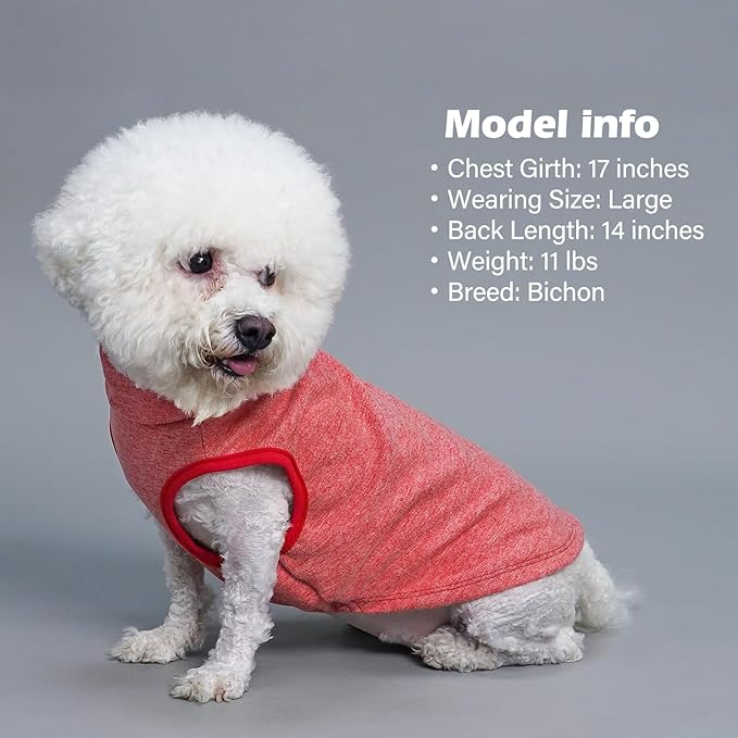 KYEESE 2Pack Dog Sweater Stretchy Dog Sweaters for Large Dogs Pullover Dogs Clothes Soft Pets Sweatshirt Turtleneck Pet Coats Pet Coats for Large Pets
