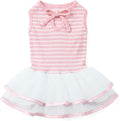 Parisian Pet Ballerina Dog Dress - Elegant Summer Clothes for Large Dogs Girl - Stylish Pink Dog Outfit - Lightweight and Soft Puppy Clothes - Formal Pet Apparel - Designer Dresses for Dogs
